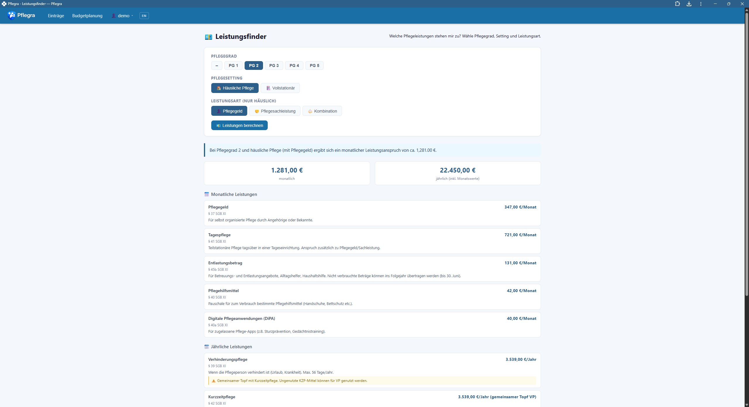 Leistungsfinder